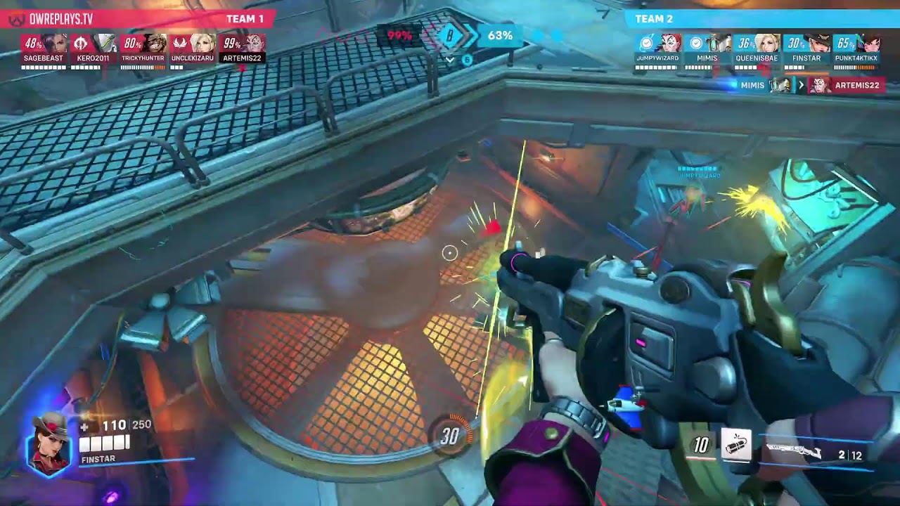 Improving Ashe Aim by FINSTAR — Overwatch 2 Replay 35RA1Y