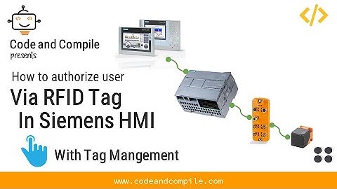 User authorization via RFID Tag in HMI