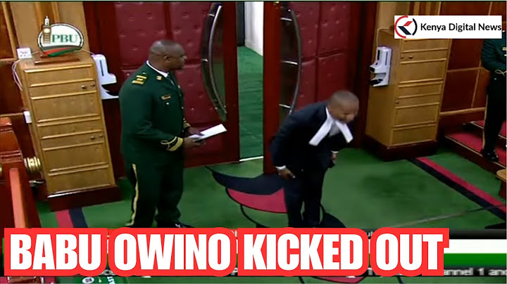 Drama in Parliament as MP Babu Owino is kicked out for wearing his lawyer's attire!!
