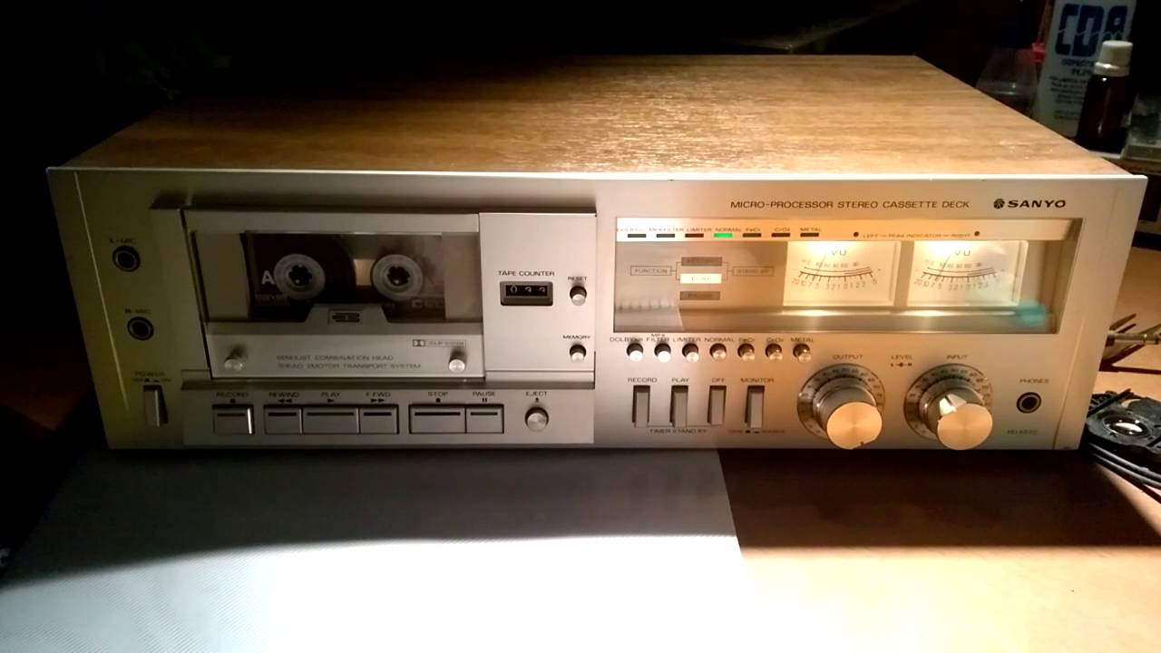 Sanyo RD 5370 Cassette Deck YouTube