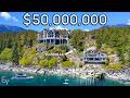 Inside a $50,000,000 Lakefront Mansion with 2 FUNICULARS in the Middle of Nature!