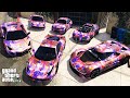 GTA 5 ✪ Stealing Luxury Modified Cars with Franklin ✪ (Real Life Cars # 105)