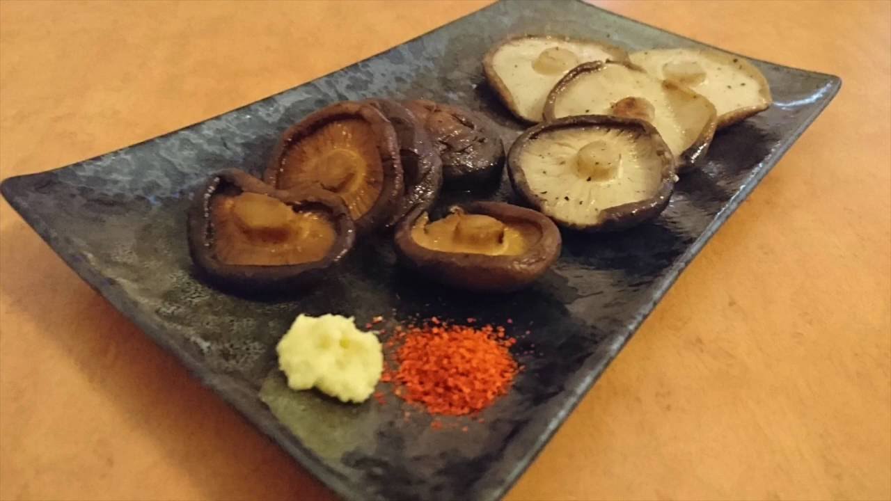 【Japanese Cuisine Recipe】Grilled Shiitake Mushrooms (Butter Taste) YouTube