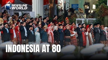 Indonesia marks 80 years of independence with military parade, aerial show