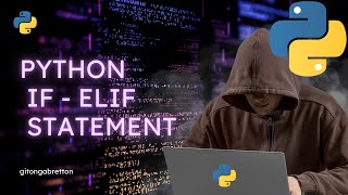 python if elif #pythonprogramming #pythonforbeginners #python #pythontutorial #pythoncoding