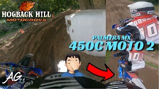 GETTING RACED DIRTY | Hogback Hill MX | 450 Novice Moto 2 | 8/27/23