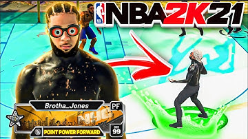 99 OVERALL “POINT POWER FORWARD” DEMIGOD BUILD IS UNSTOPPABLE IN NBA 2K21…