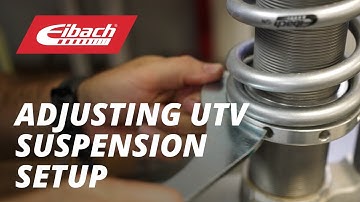 How to Adjust Your UTV Shocks