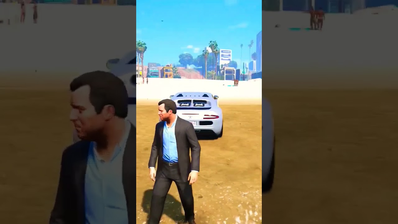 जलपारी ने दी MICHAEL को GIFT मे CAR #gta5 #shortsfeed #viral #ytshorts #shorts