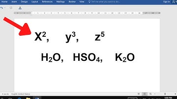 Cách viết chỉ số Trên, chỉ số dưới trong Word - Dành cho người mới sử dụng