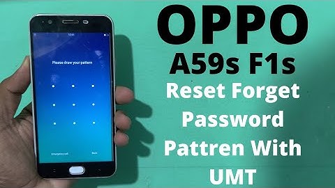 Oppo A59s Reset With UMT F1s | Forget Password Pattren Unlock Oppo A59s