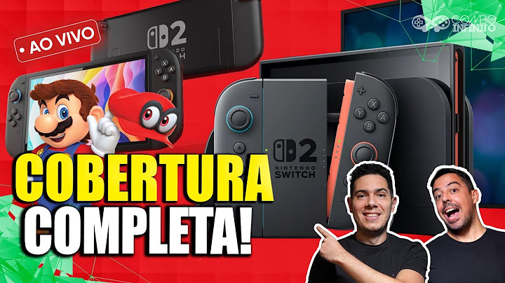 REVELAÇÃO TOTAL DO NINTENDO SWITCH 2 AO VIVO!