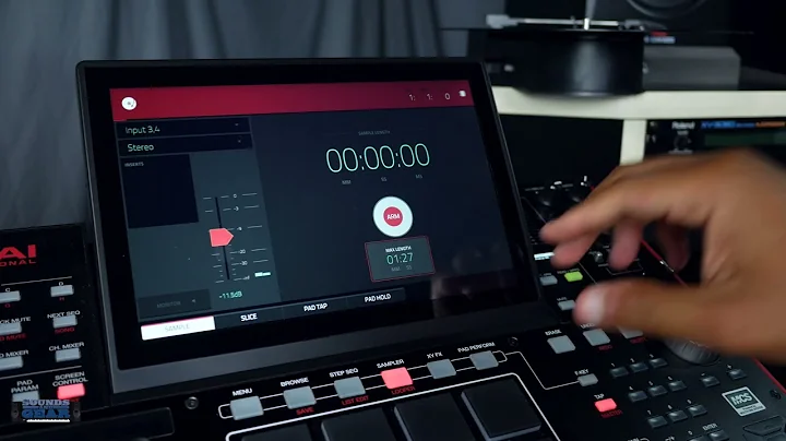 MPC Sampling Quick Tip - How to Record a New Sample