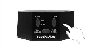 LectroFan White Noise and Fan Sound Machine Product Demo Video