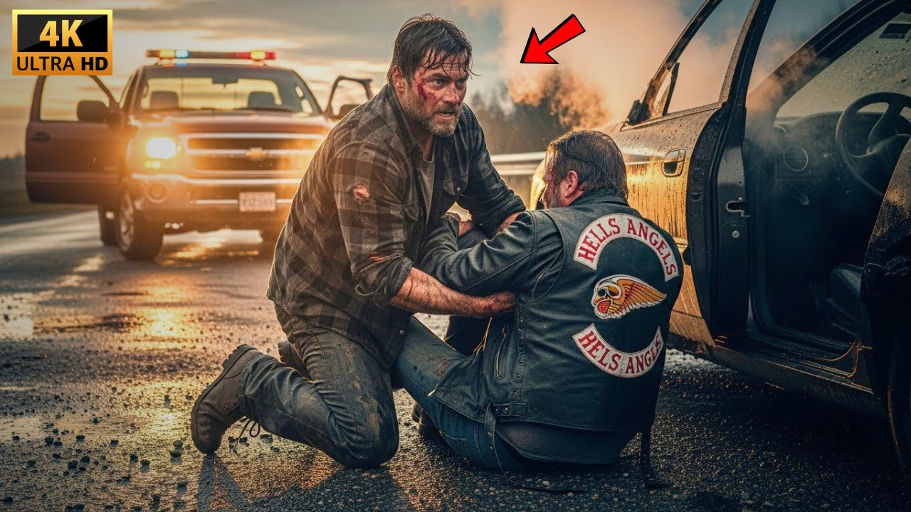 A Single Dad Pulled a Stranger from a Wreck… Unaware He Rode With Hells Angels Bikers