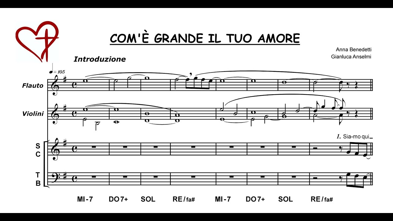 Com'è grande il tuo amore (A. Bendetti - G. Anselmi)