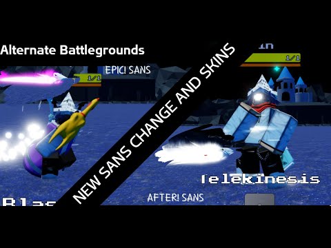 how to use telekinisis for sans in alternate battle grounds｜TikTok Search