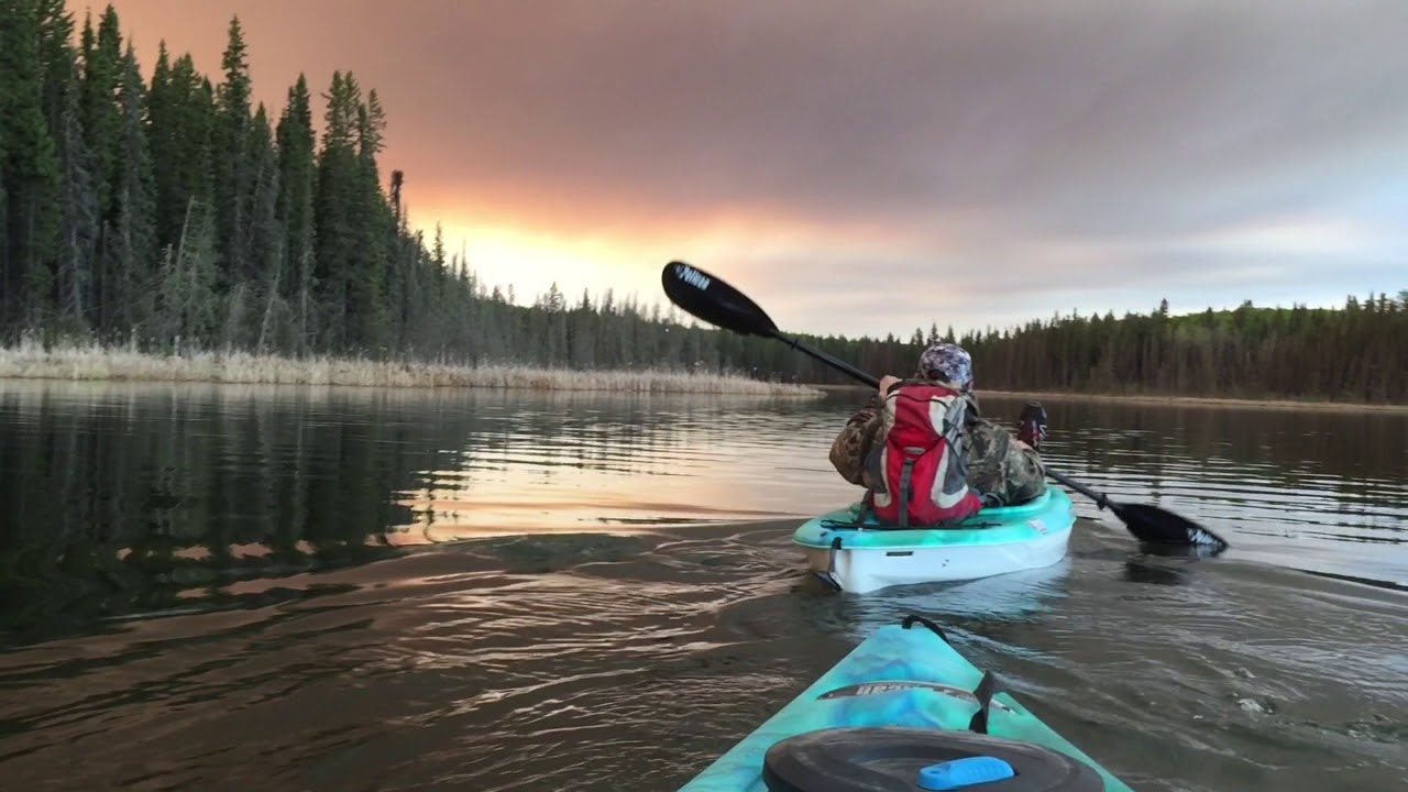 Kayaking canoeing. Waskesiu river. Prince Albert NP Canada 2018 YouTube