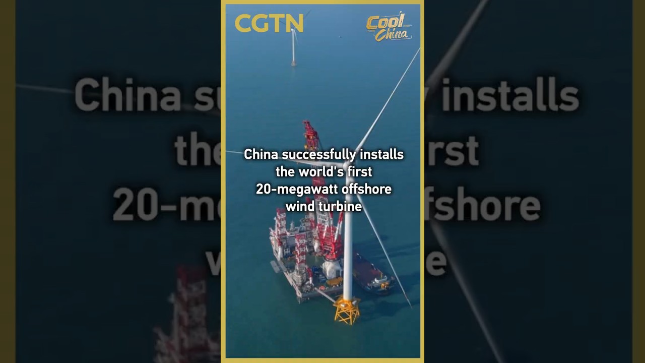 China installs world's first 20MW offshore wind turbine