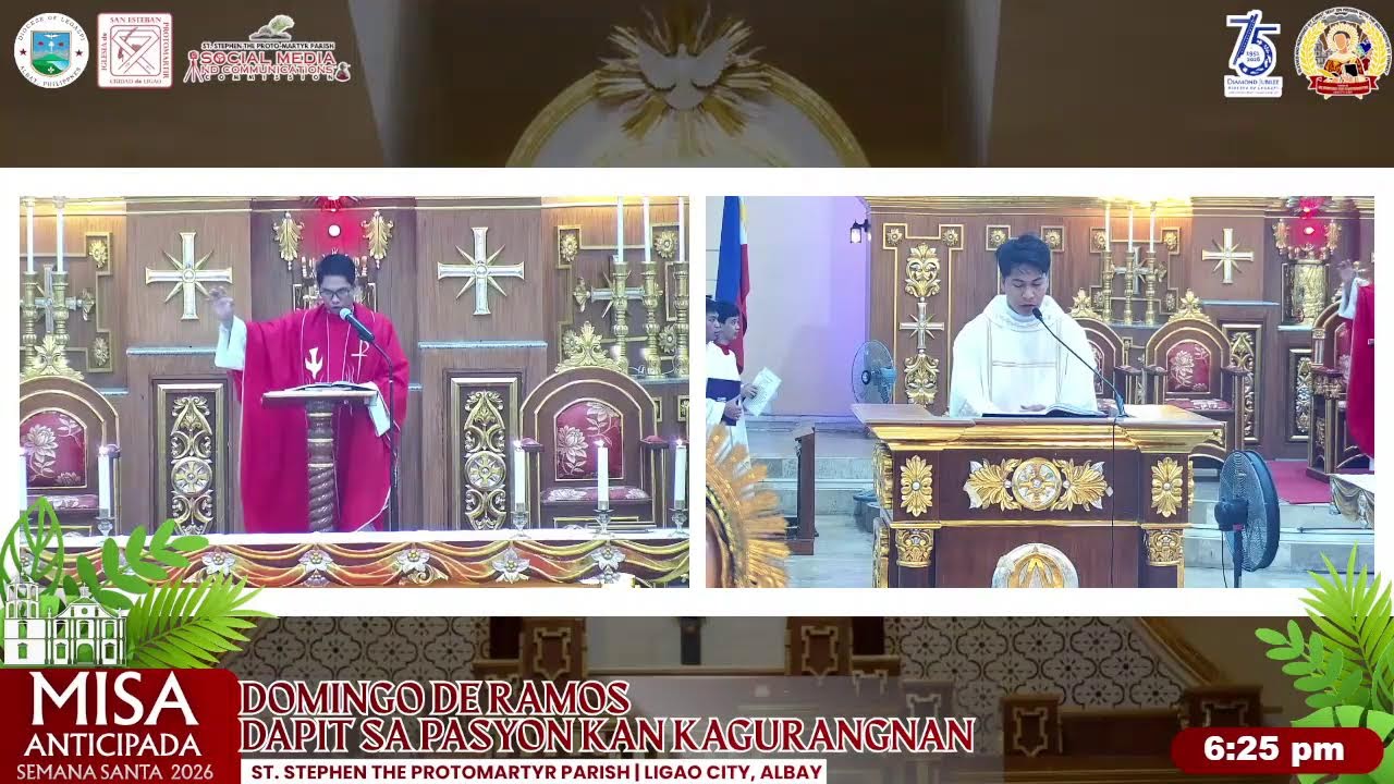 Misa Anticipada | DOMINGO DE RAMOS DAPIT SA PASYON KAN KAGURANGNAN