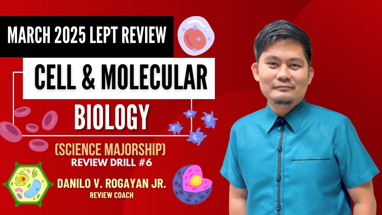 Science Majorship March 2025 LET Review Drill #6 | Cell & Molecular Biology