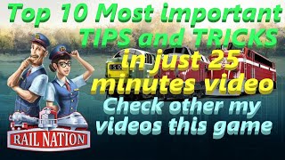 Rail Nation - Top 10 Most Important Tips and Tricks , check other my videos of this game screenshot 1