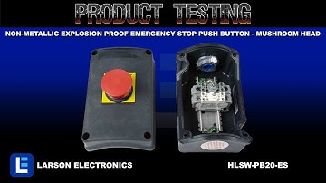 Non-Metallic Explosion Proof Emergency Stop Push Button - Mushroom Head - C1D2 - C2D2 - C3D1&2
