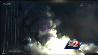 Raw video: NASA's unmanned Antares rocket blows up on liftoff