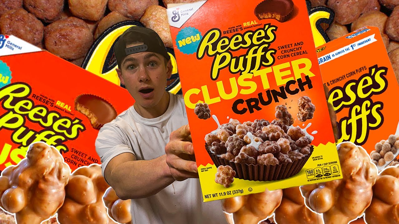 NEW REESE S PUFFS CLUSTER CRUNCH CEREAL REVIEW Best Cereal Of 2022 