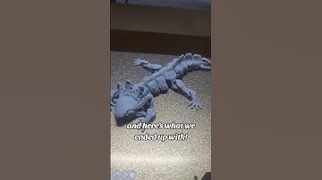 3D print reveal! My daughter wanted an axolotl! What should I print next? #shorts #3dprinting #3d