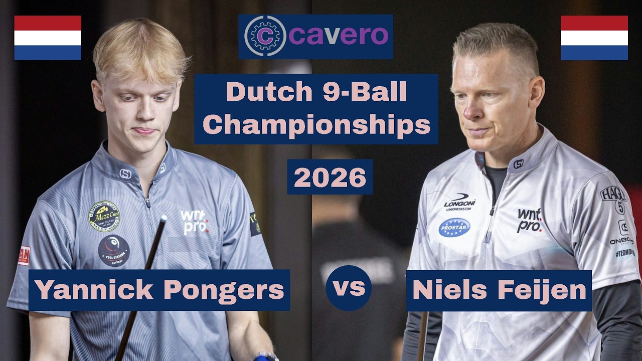 SPEEDRUN | Quarter Final | Yannick Pongers vs Niels Feijen | Cavero Dutch 9-Ball Championships 2026