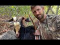 Wild goat trad bow hunt, cook, and smoke In the garden of Eden!