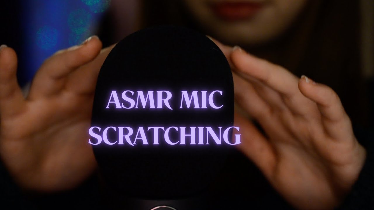 ASMR Mic Scratching Foam Microphone Cover Brain Massage No Talking ...