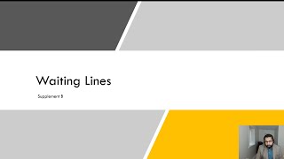 SCM 371 Waiting Lines (Suppl B)