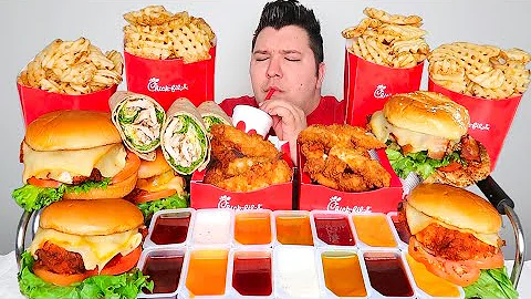 Massive Chick-Fil-A Feast • MUKBANG