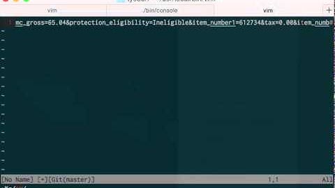 params to json in vim