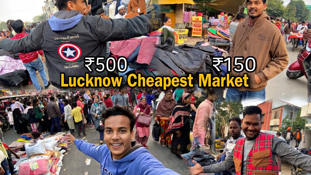Ye hai Lucknow ki cheapest Market😃I Cheapest Market in Lucknow I😍