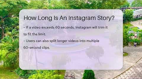 How Long Is An Instagram Story? - Everyday-Networking