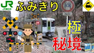 【踏切】極！！秘境踏切　JR八高線　Japan Railway crossing JR Hachiko LINE RAILWAY(Saitama japan)