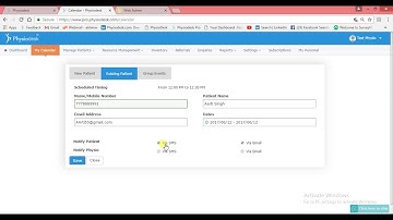 How to add New Appointment for the patient in Physiodesk Software