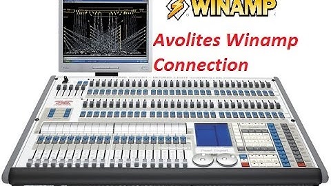 Avolites  Winamp Connection -Avolites Winamp Plugin - Avolites - Avolites Titan Winamp TimeCode