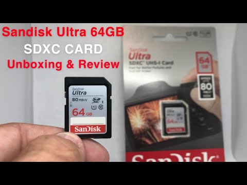SanDisk Ultra SDXC Card 64GB: Unboxing and Review