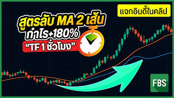 💰"สูตรลับ MA 2 เส้น ทำกำไรทองคำ +180%! | Backtest 3 ปีเต็ม + แจกอินดี้ฟรี"