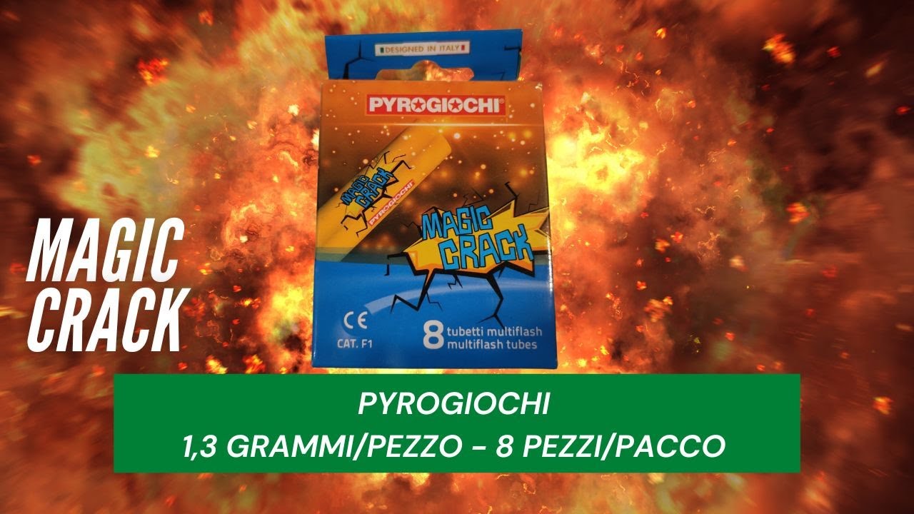 Test Fontana MAGIC CRACK di PYROGIOCHI - YouTube