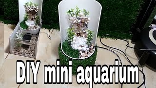 DIY mini aquarium