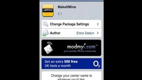 How to change your iPod/iPhone carrier and banner text!