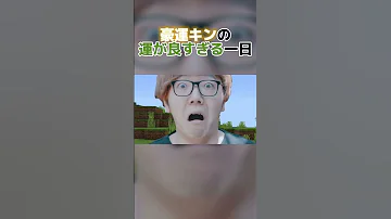 豪運キンの運が良すぎる一日 ヒカキン ヒカマニ ヒカニチ マイクラ Shorts 