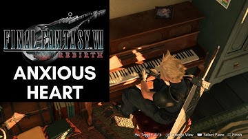 Cloud plays "Anxious Heart" - Final Fantasy VII Rebirth