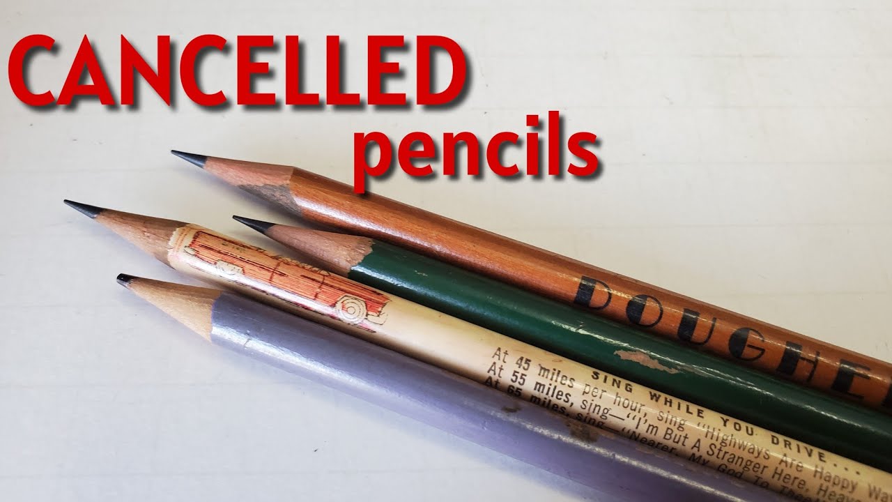 ОТМЕНЕНО: Винтажные карандаши, которые сегодня бы никогда не производились.