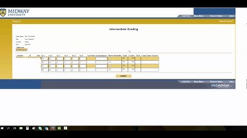 How to enter midterm or final grades